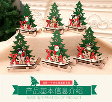 Load image into Gallery viewer, Merry Christmas Santa Claus Wooden