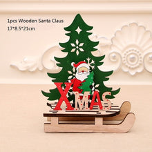 Load image into Gallery viewer, Merry Christmas Santa Claus Wooden