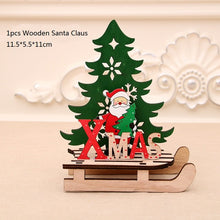 Load image into Gallery viewer, Merry Christmas Santa Claus Wooden