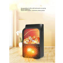 Load image into Gallery viewer, Mini Electric Wall-outlet Flame Heater EU